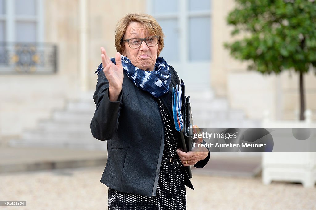 Conseil Des Ministres At Elysee Palace