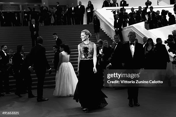 Cate Blanchett attends the 'How To Train Your Dragon 2' premiere during the 67th Annual Cannes Film Festival on May 16, 2014 in Cannes, France.