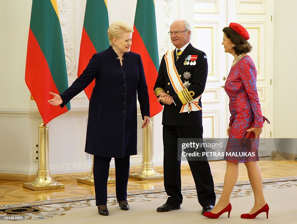 LITHUANIA-SWEDEN-ROYALS