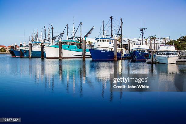 Prawn boats at Lincoln Cove Marina. Port Lincoln. South Australia.