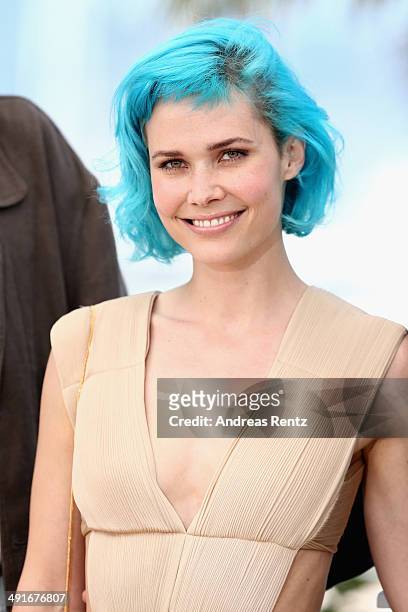 Actress Nanna Oland Fabricius attends the "Saint Laurent" photocall at the 67th Annual Cannes Film Festival on May 17, 2014 in Cannes, France.