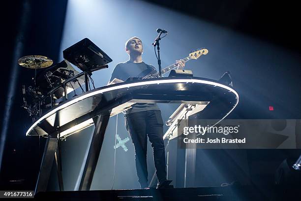 Howard Lawrence of Disclosure performs at Mardi Gras World on October 6, 2015 in New Orleans, Louisiana.