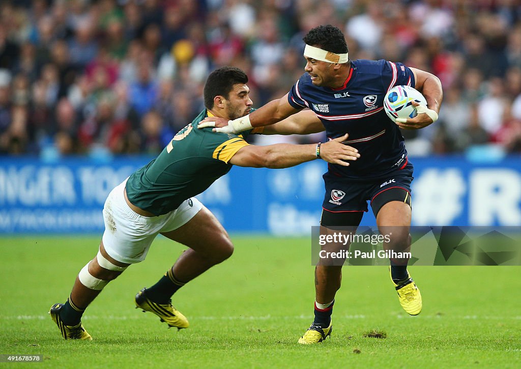 South Africa v USA - Group B: Rugby World Cup 2015