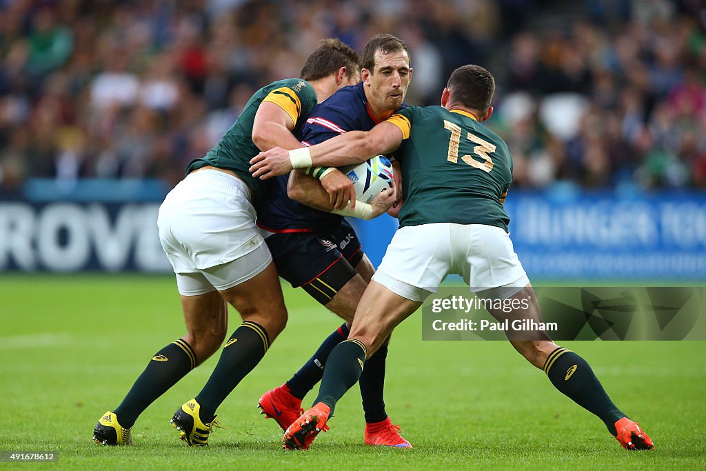 South Africa v USA - Group B: Rugby World Cup 2015