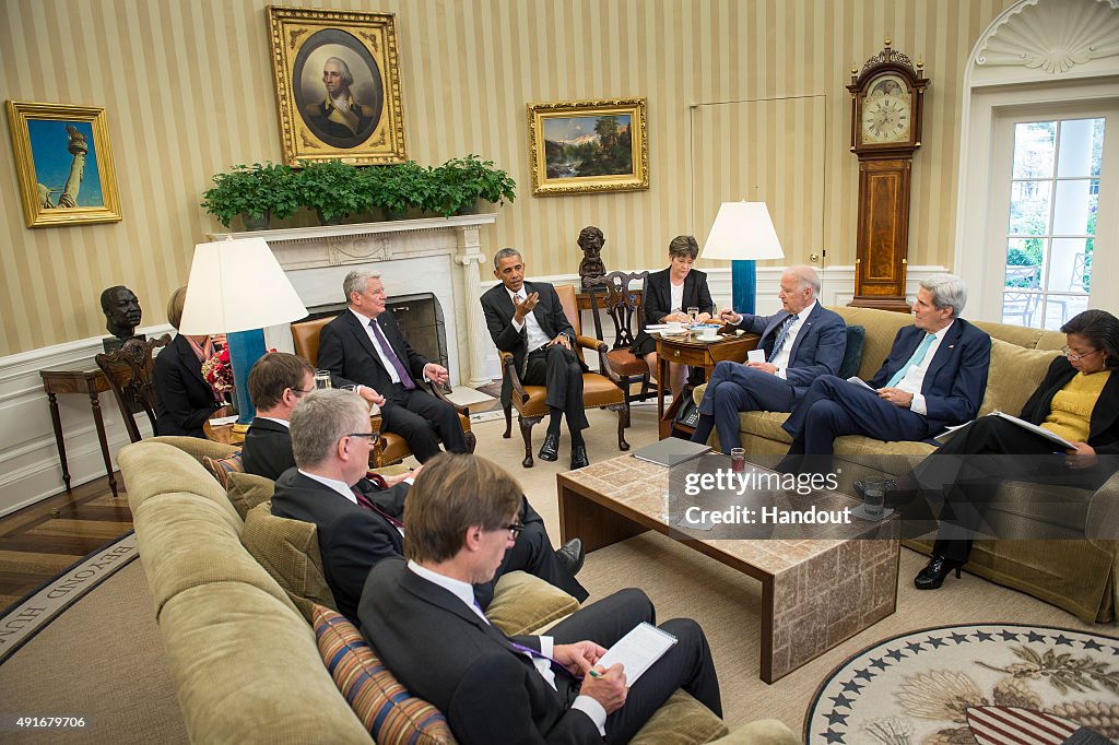 President Obama Meets With German President Gauck At The White House