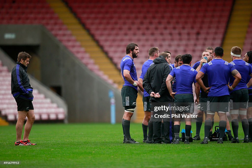 New Zealand All Blacks Training Session