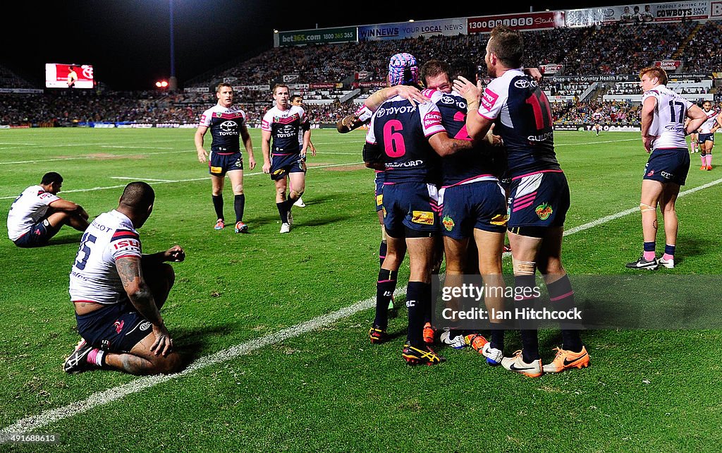 NRL Rd 10 - Cowboys v Roosters