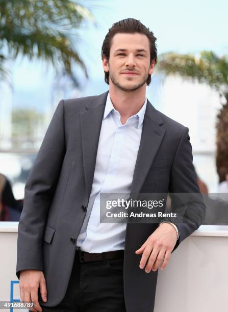 Actor Gaspard Ulliel attends the "Saint Laurent" photocall during the 67th Annual Cannes Film Festival on May 17, 2014 in Cannes, France.