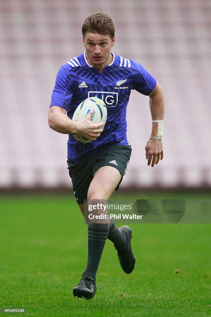 New Zealand All Blacks Training Session