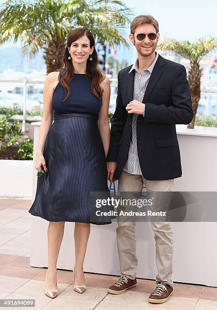 Actress Maria Marull and director Damian Szifron attend the "Relatos Salvajes" photocall during the 67th Annual Cannes Film Festival on May 17, 2014...