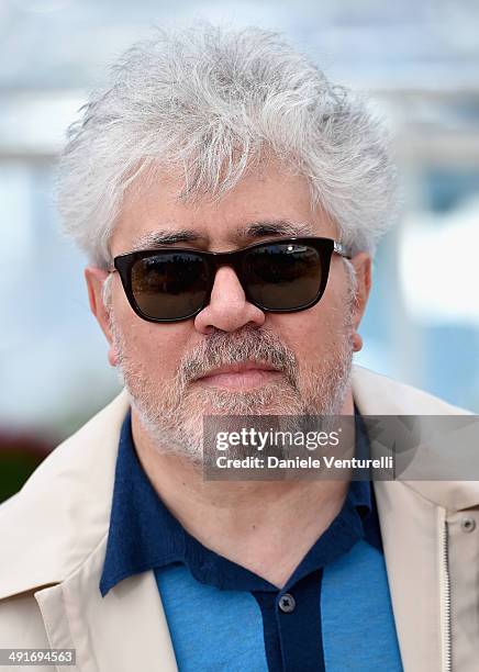 Producer Pedro Almodovar attends the "Wild Tales" photocall at the 67th Annual Cannes Film Festival on May 17, 2014 in Cannes, France.