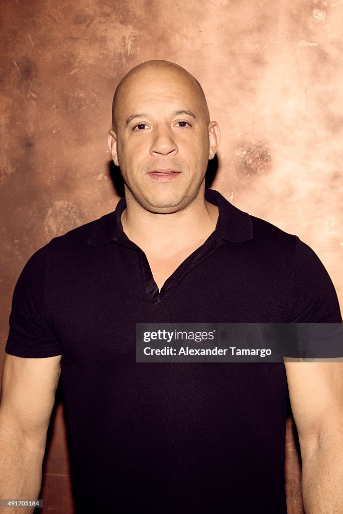 Vin Diesel, Portrait Call, October 7, 2015