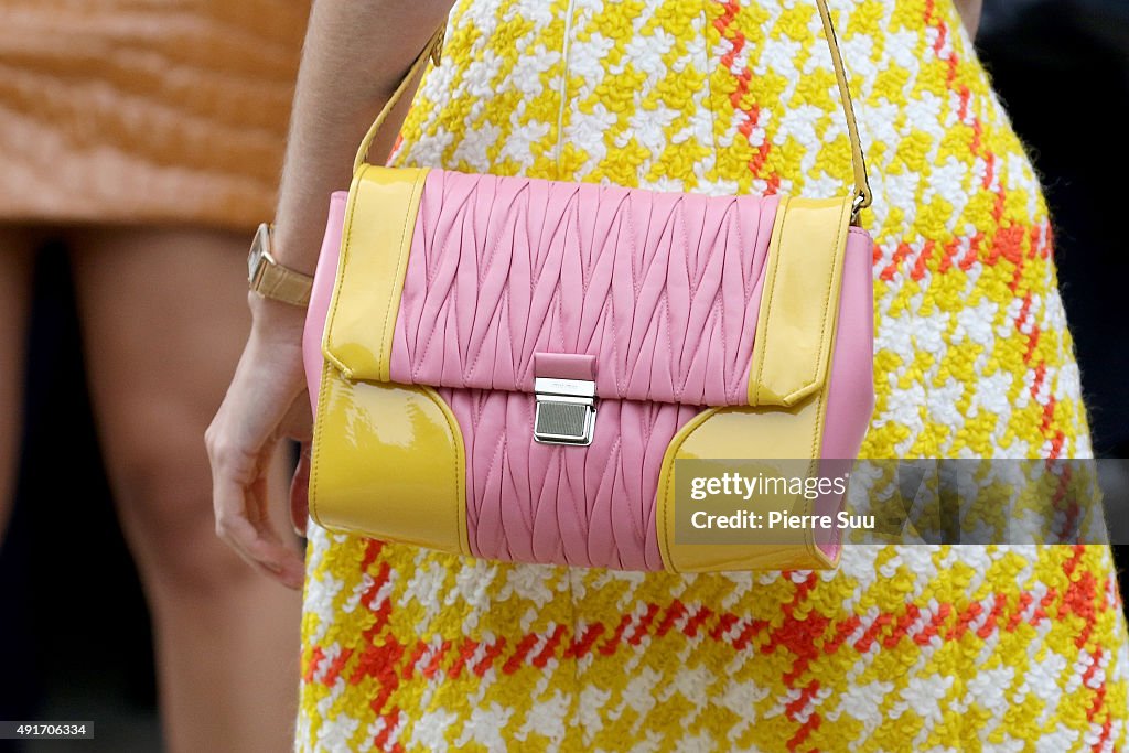 Miu Miu : Outside Arrivals - Paris Fashion Week Womenswear Spring/Summer 2016