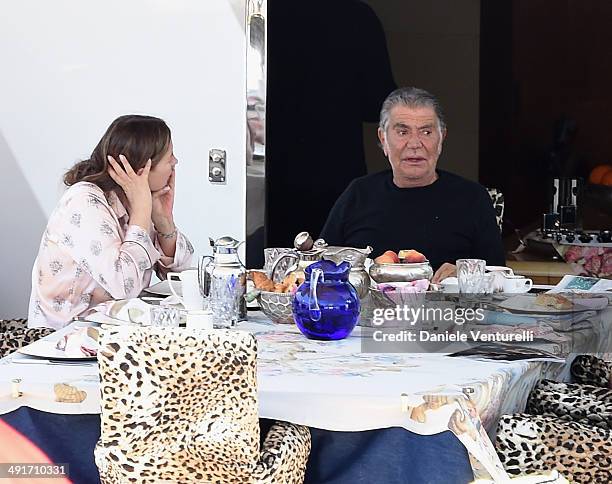 Designer Roberto Cavalli seen on day 4 of the 67th Annual Cannes Film Festival on May 17, 2014 in Cannes, France.