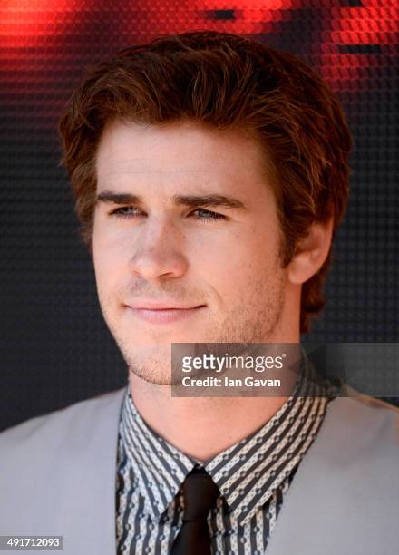 Actor Liam Hemsworth attends "The Hunger Games: Mockingjay Part 1" photocall at the 67th Annual Cannes Film Festival on May 17, 2014 in Cannes,...