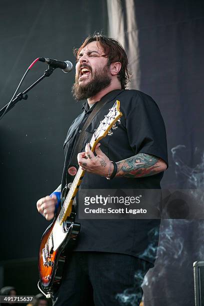 Shaun Morgan of Seether performs during 2014 Rock On The Range at Columbus Crew Stadium on May 16, 2014 in Columbus, Ohio.