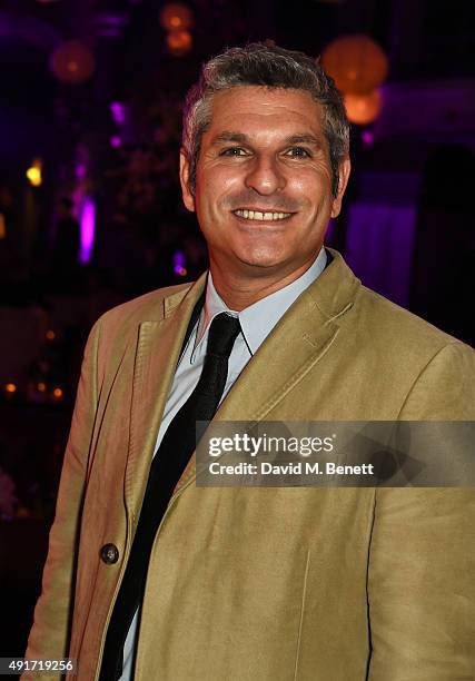 Jason Solomons attends the after party for "Suffragette" on the opening night of the BFI London Film Festival at Old Billingsgate Market on October...