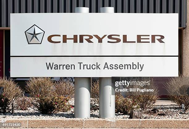 An exterior view of the Fiat Chrysler Automobile Warren Truck Assembly Plant October 7, 2015 in Warren, Michigan. The United Auto Workers union has...