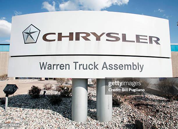 An exterior view of the Fiat Chrysler Automobile Warren Truck Assembly Plant October 7, 2015 in Warren, Michigan. The United Auto Workers union has...