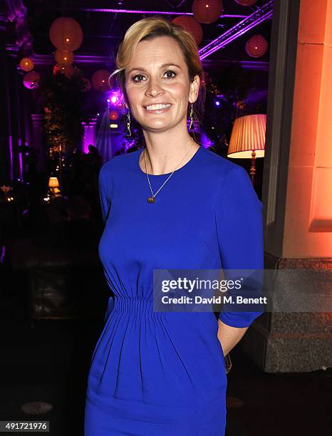 Producer Faye Ward attends the after party for "Suffragette" on the opening night of the BFI London Film Festival at Old Billingsgate Market on...