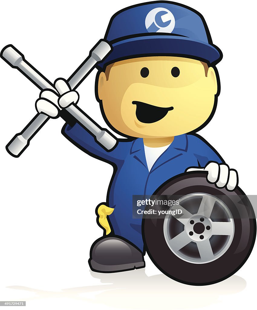 Car Mechanic - Tyre Change