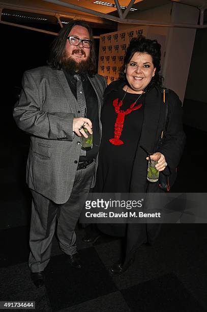 Iain Forsyth and Jane Pollard attend the after party for "Suffragette" on the opening night of the BFI London Film Festival at Old Billingsgate...