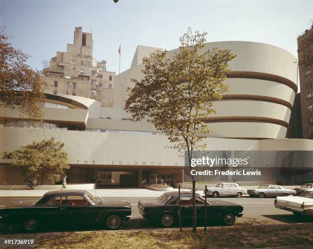 The Solomon R. Guggenheim Museum in New York City, USA, circa 1960.