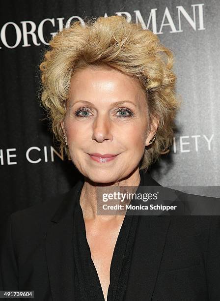 Journalist Mary Mapes attends the screening of Sony Pictures Classics' "Truth" hosted by Giorgio Armani and The Cinema Society at Museum of Modern...