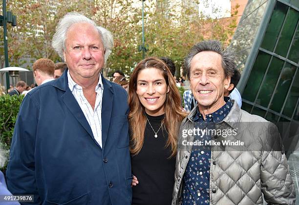 Vanity Fair Editor-in-Chief Graydon Carter, Gigi Levangie Grazer and Imagine Entertainment Co-Founder Brian Grazer attend the Vanity Fair New...