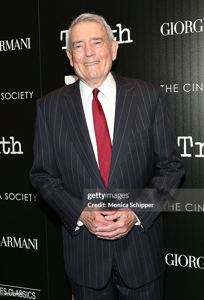 Giorgio Armani And The Cinema Society Host A Screening Of Sony Pictures Classics' "Truth"