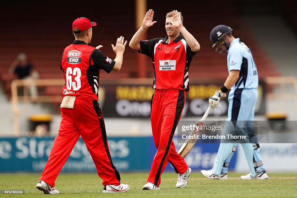 NSW v SA - Matador BBQ One Day Cup