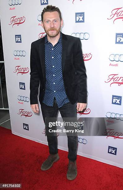 Actor Keir O'Donnell arrives at the Premiere Of FX's 'Fargo' Season 2 at ArcLight Cinemas on October 7, 2015 in Hollywood, California.