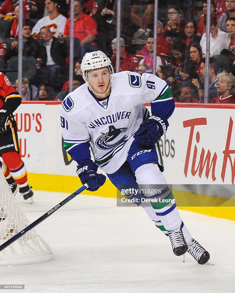 Vancouver Canucks v Calgary Flames