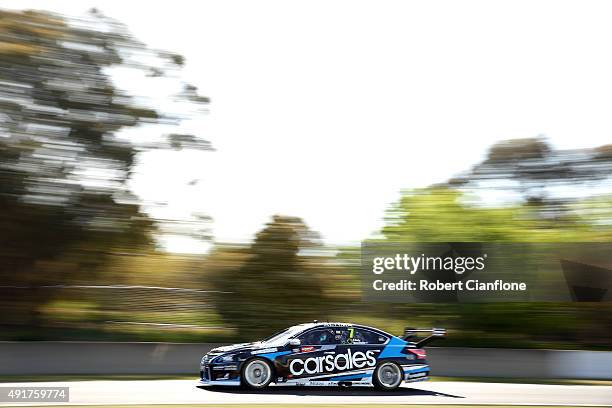 Todd Kelly drives the Nissan Motorsport Nissan during practice for the Bathurst 1000, which is race 25 of the V8 Supercars Championship at Mount...