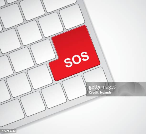 ilustraciones, imágenes clip art, dibujos animados e iconos de stock de sos teclado - tecla enter