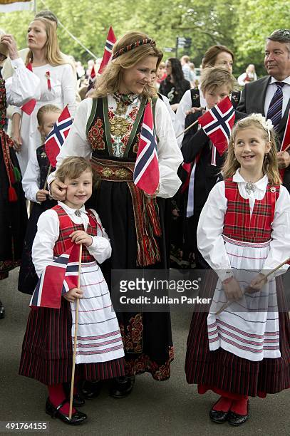 Emma Tallulah Behn and Princess Martha Louise of Norway:Leah Isadora Behn attend celebrations for Norway National day in Southwark Park on May 17,...