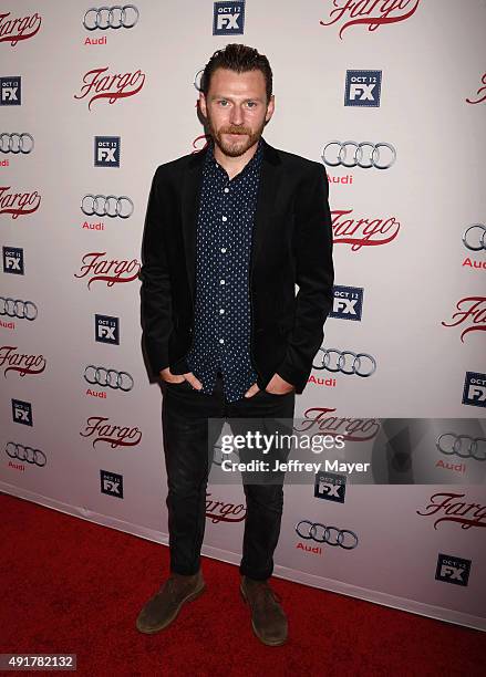 Actor Keir O'Donnell attends the premiere of FX's 'Fargo' Season 2 held at ArcLight Cinemas on October 7, 2015 in Hollywood, California.