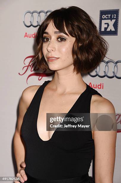 Actress Cristin Milioti attends the premiere of FX's 'Fargo' Season 2 held at ArcLight Cinemas on October 7, 2015 in Hollywood, California.