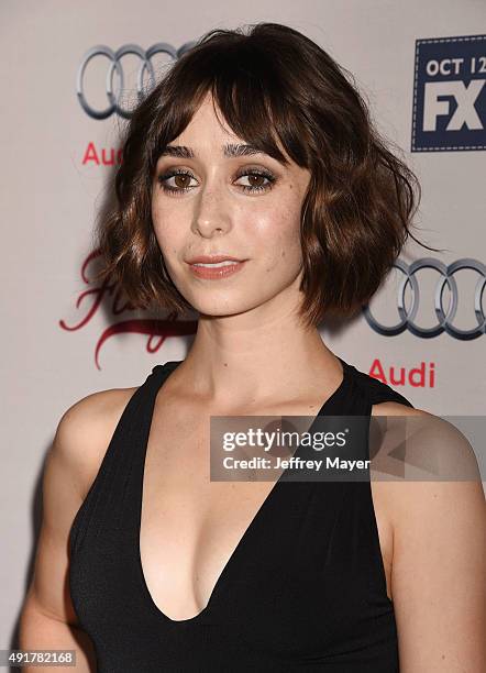 Actress Cristin Milioti attends the premiere of FX's 'Fargo' Season 2 held at ArcLight Cinemas on October 7, 2015 in Hollywood, California.