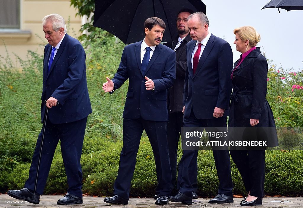 HUNGARY-CZECH-CROATIA-SLOVAKIA-POLITICS-PRESIDENTS