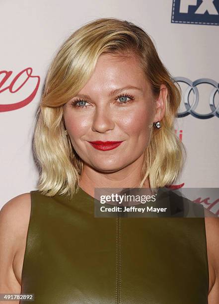 Actress Kirsten Dunst attends the premiere of FX's 'Fargo' Season 2 held at ArcLight Cinemas on October 7, 2015 in Hollywood, California.