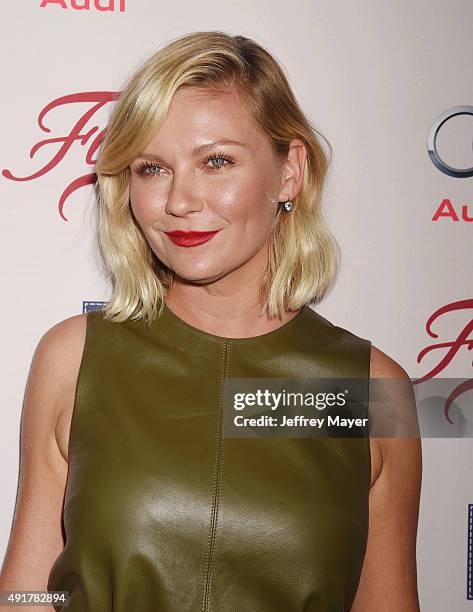 Actress Kirsten Dunst attends the premiere of FX's 'Fargo' Season 2 held at ArcLight Cinemas on October 7, 2015 in Hollywood, California.