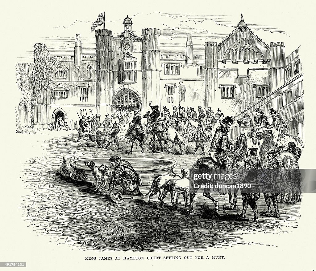 King James I at Hampton Court