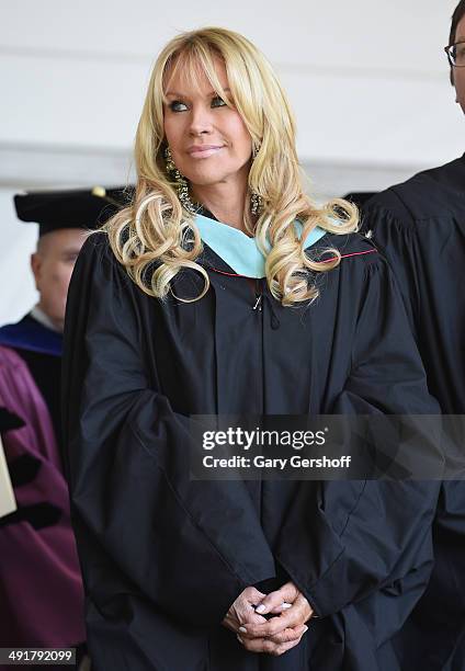 Joan Dangerfield attends as Rodney Dangerfield Receives Honorary Doctorate Posthumously at Manhattanville College on May 17, 2014 in Purchase, New...