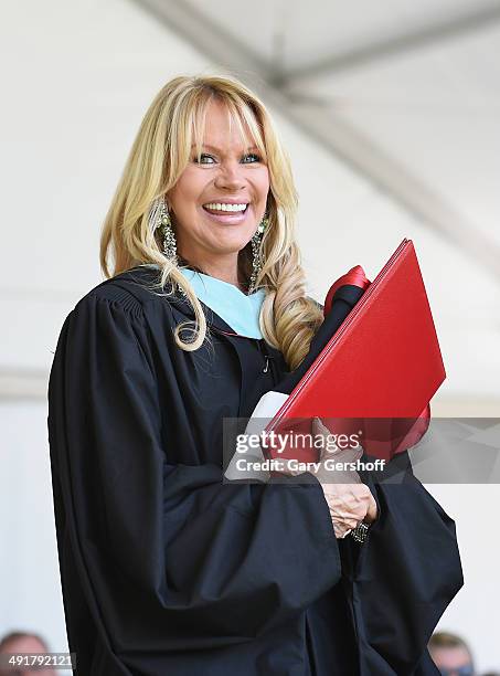 Joan Dangerfield attends as Rodney Dangerfield Receives Honorary Doctorate Posthumously at Manhattanville College on May 17, 2014 in Purchase, New...