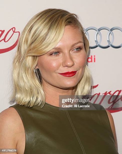 Kirsten Dunst attends the premiere of FX's "Fargo" Season 2 held at ArcLight Cinemas on October 7, 2015 in Hollywood, California.