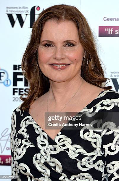 Geena Davis attends the Geena Davis symposium during the BFI London Film Festival at BFI Southbank on October 8, 2015 in London, England.