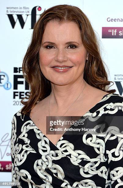 Geena Davis attends the Geena Davis symposium during the BFI London Film Festival at BFI Southbank on October 8, 2015 in London, England.