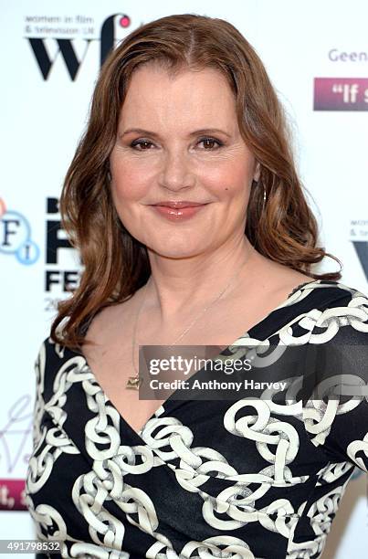 Geena Davis attends the Geena Davis symposium during the BFI London Film Festival at BFI Southbank on October 8, 2015 in London, England.