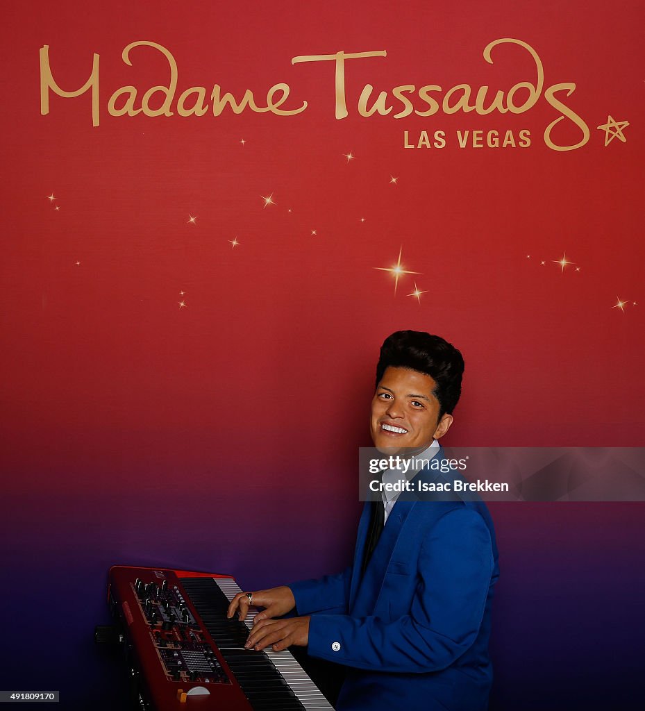 Madame Tussauds Las Vegas Launches World's First Bruno Mars Wax Figure On Performer's 30th Birthday